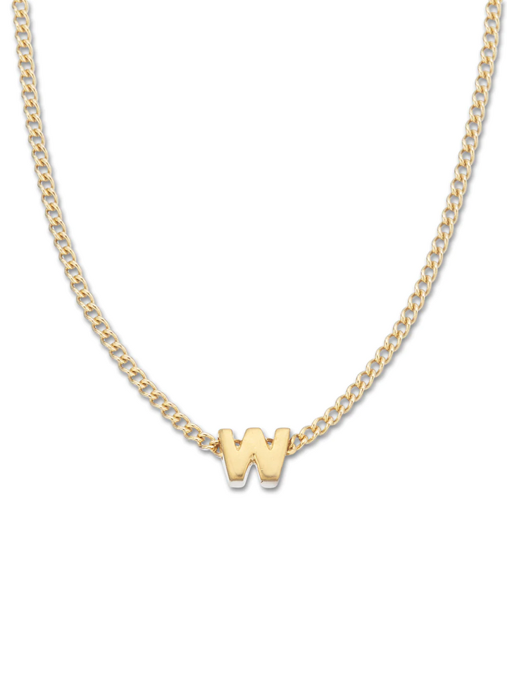 Tiny Love Letter Necklace - W