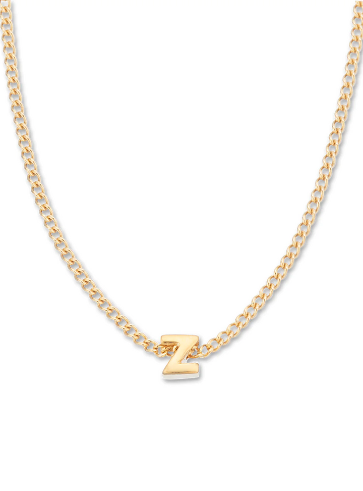 Tiny Love Letter Necklace - Z
