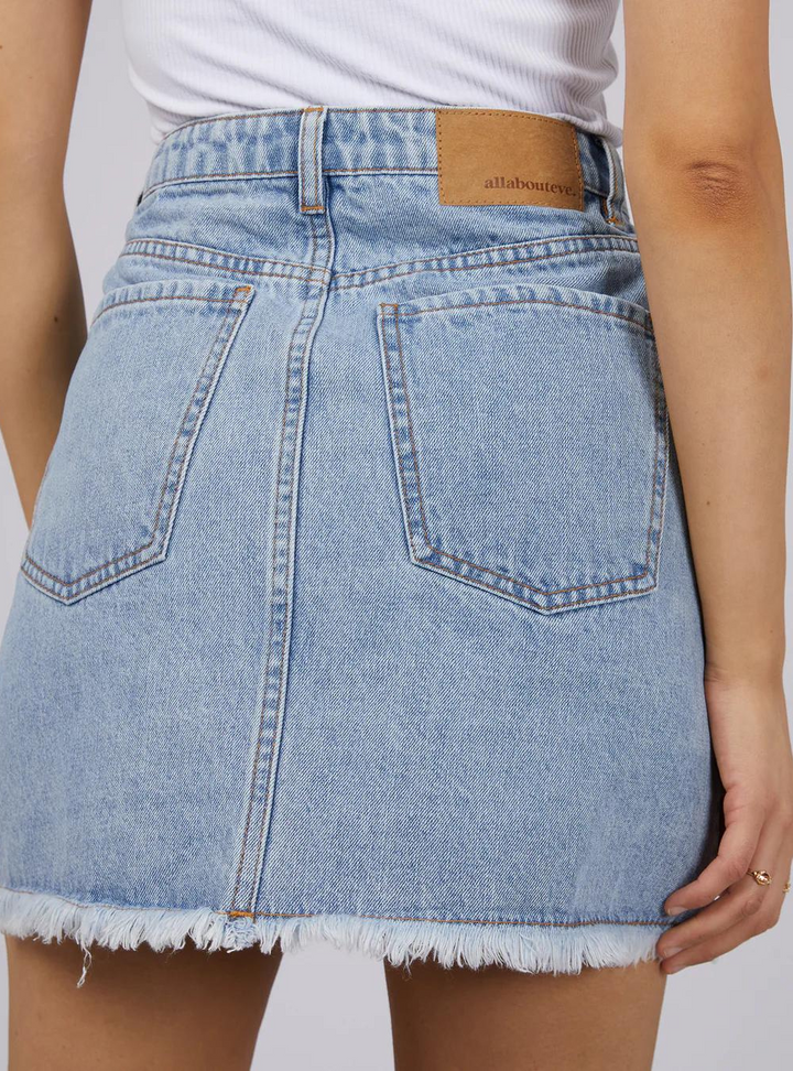 Ray Mini Skirt - Light Blue