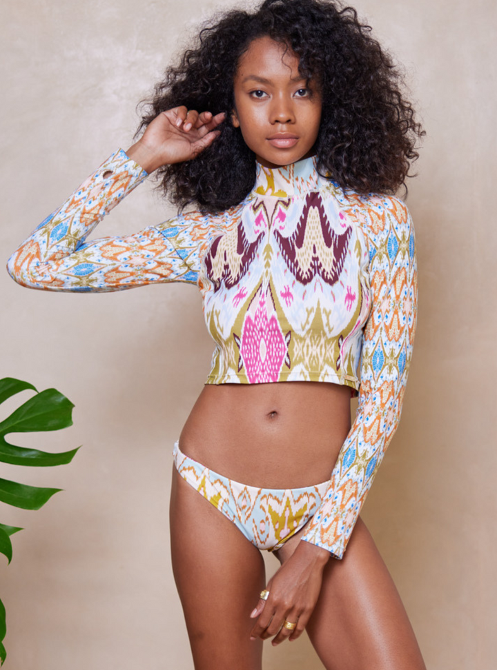 Alita Tiger Bottom Reversible - Berry Patchwork