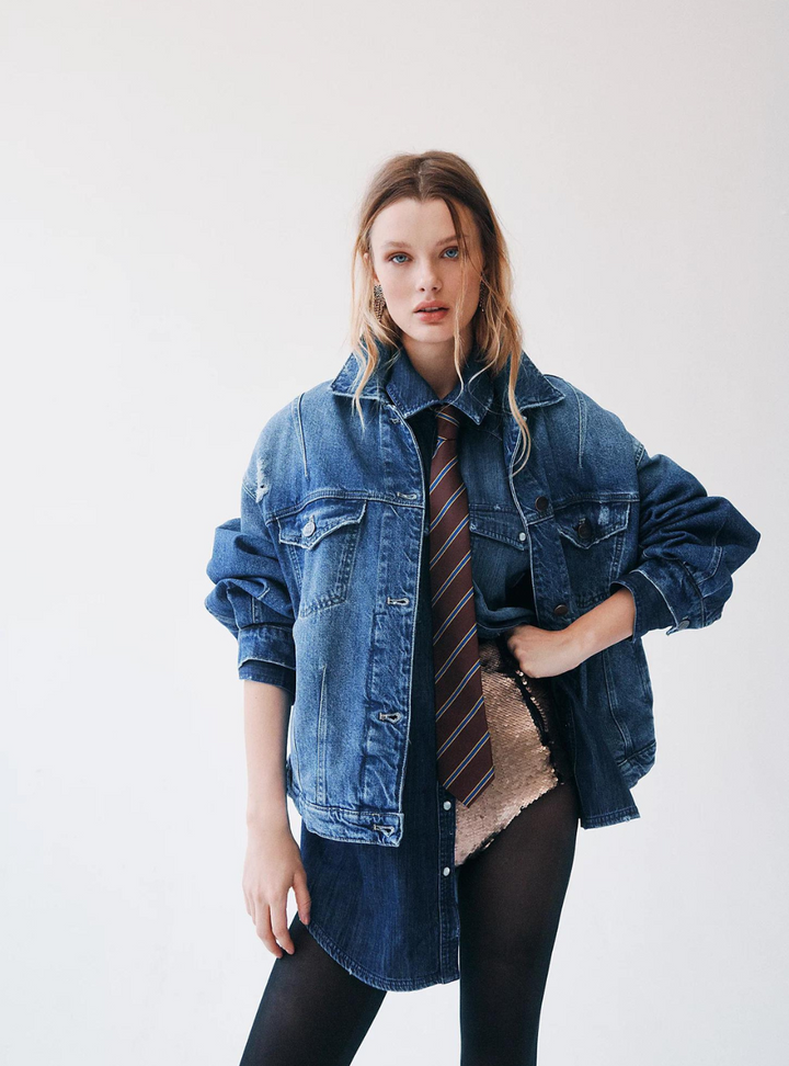 All In Denim Jacket - Touch The Sky