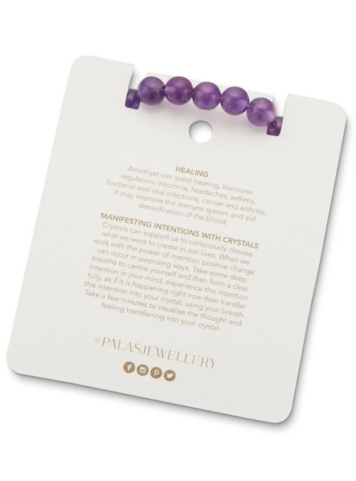 Amethyst Energy Gem Bracelet