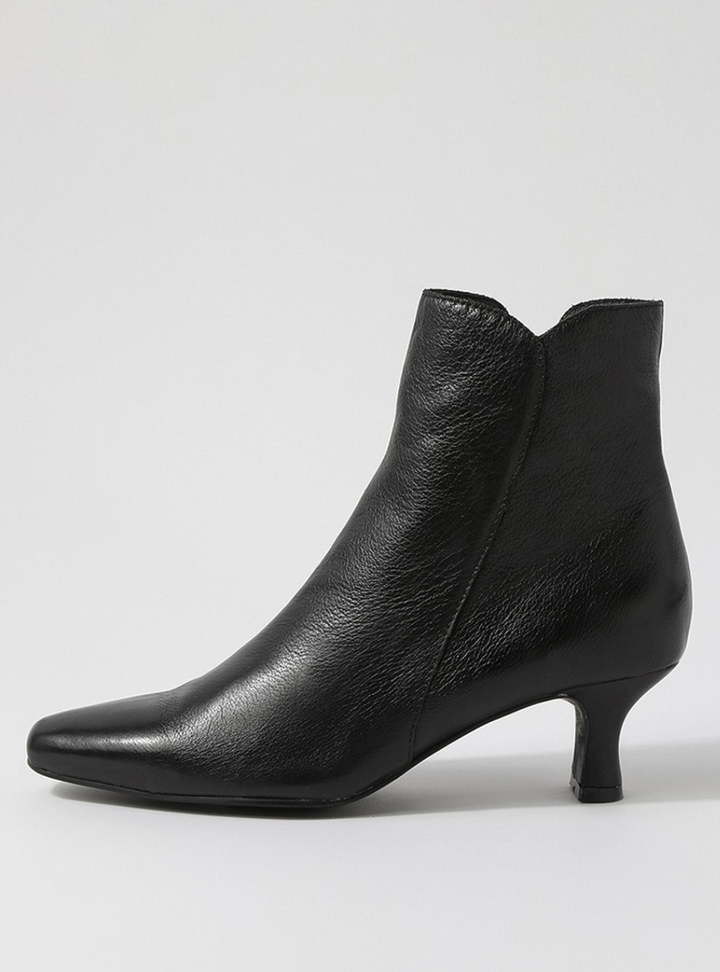 Cheza Ankle Boots -  Black Leather