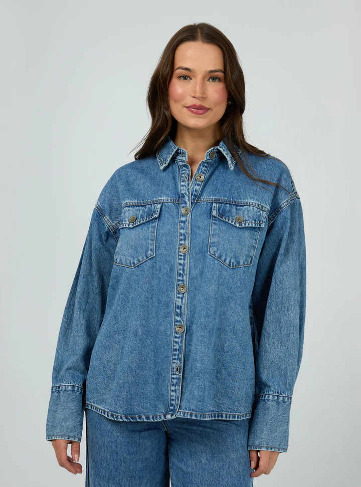 Aster Shirt - Mid Blue