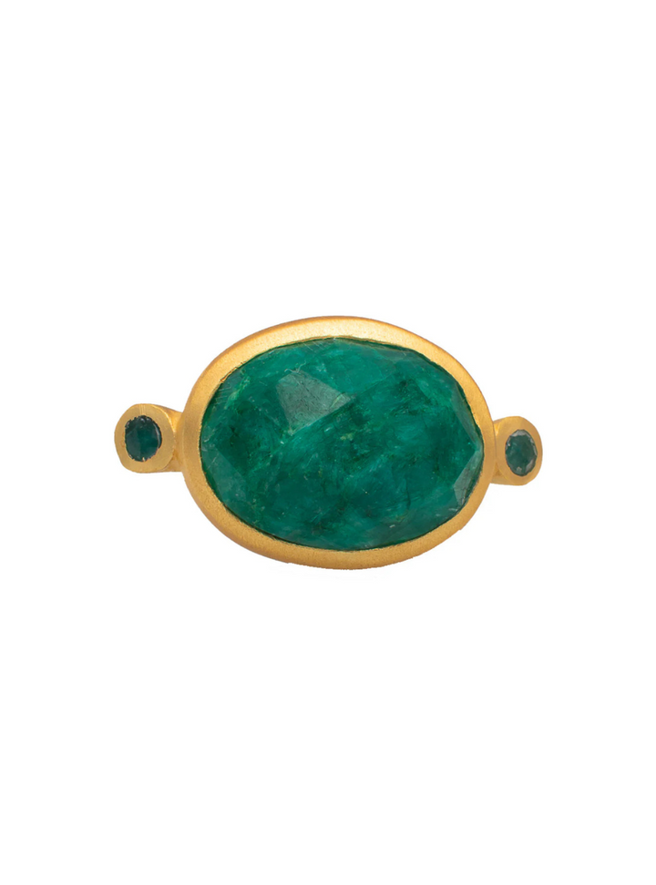 Green Aventurine Berber Ring