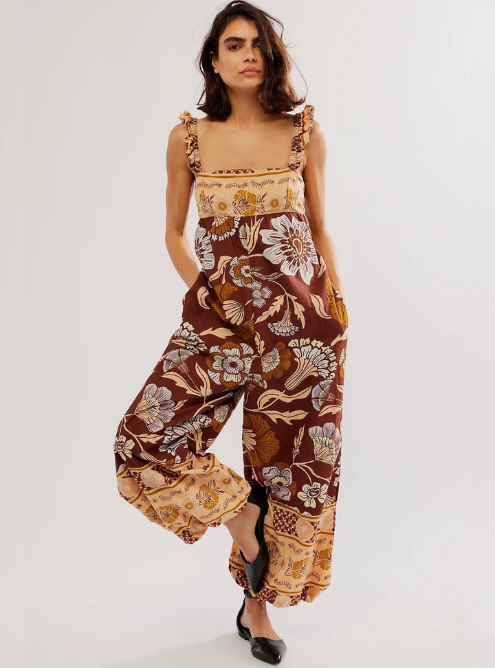 Bali Albright Jumpsuit - Coffee Combo