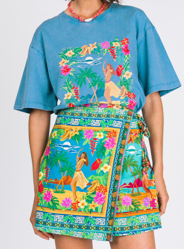 Barefoot Mini Skirt - Tiki