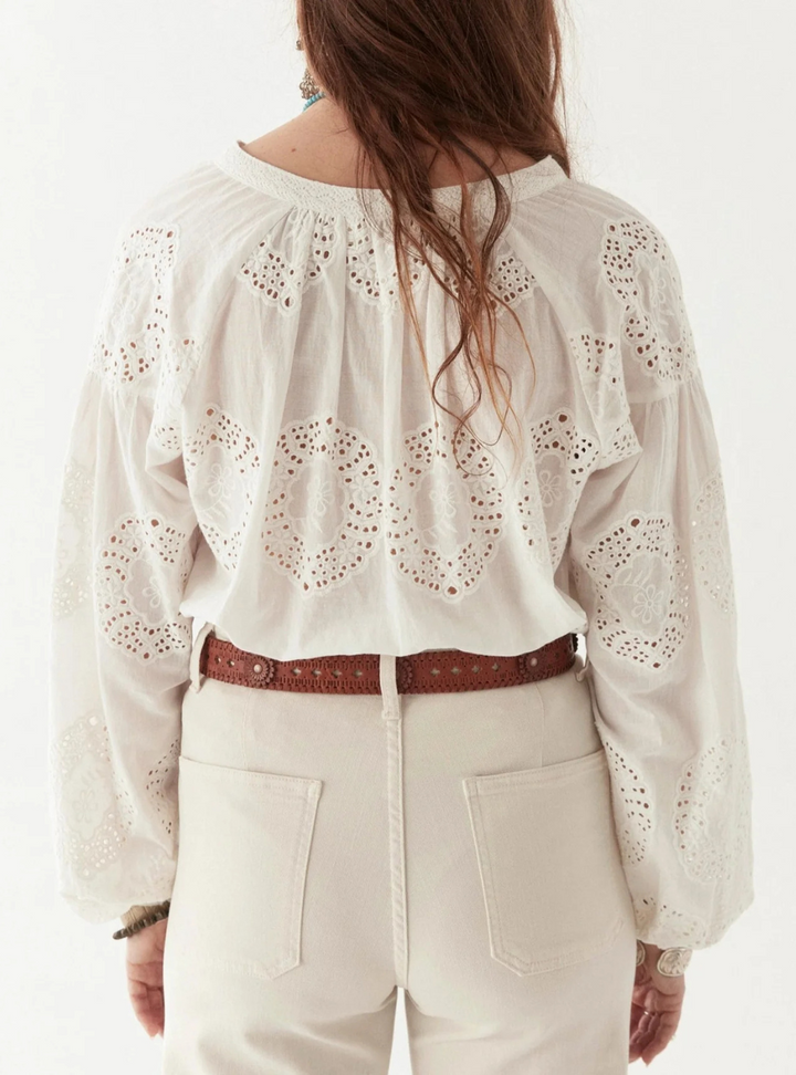 Margaret Blouse - Bath Rose