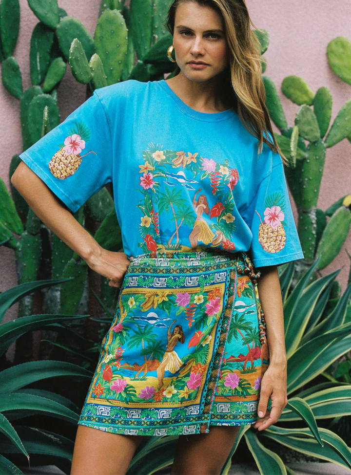 Barefoot Mini Skirt - Tiki