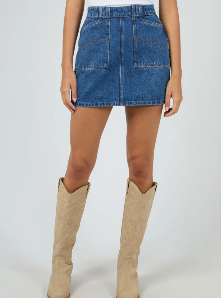 Becca Denim Skirt - Heritage Blue