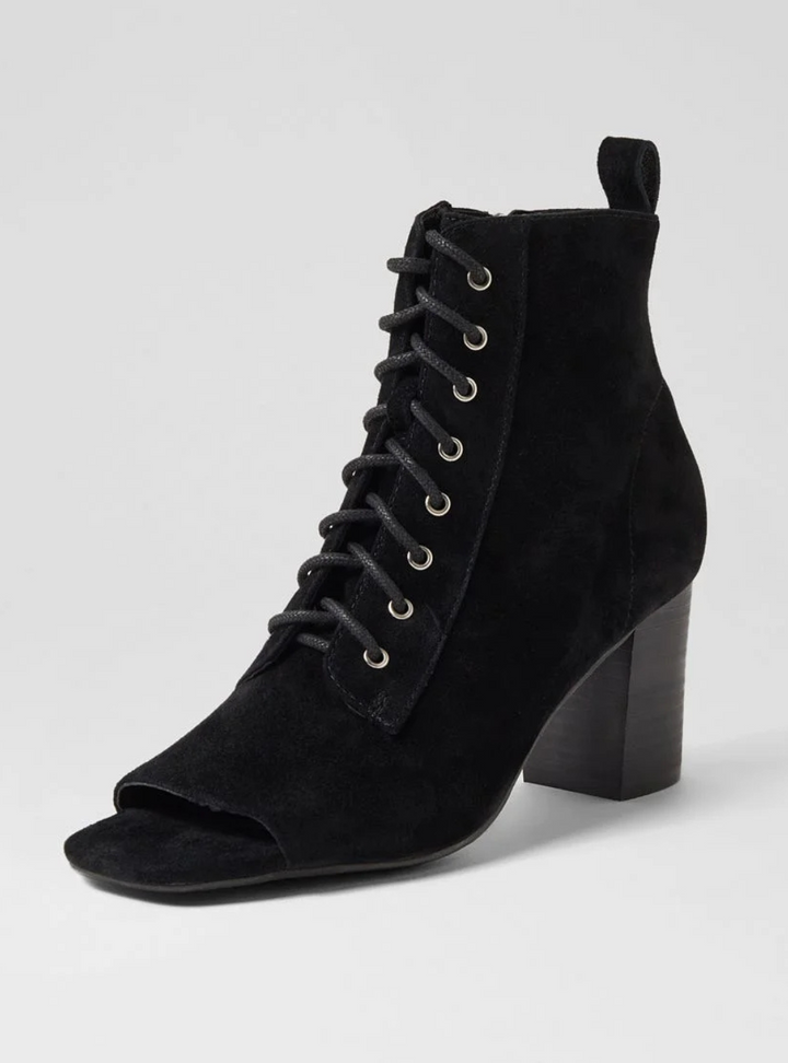 Cista Suede Sandals - Black