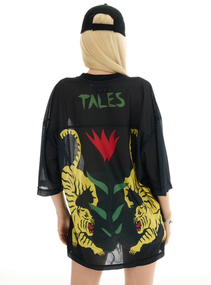 Crouching Tiger Football Jersey - Black