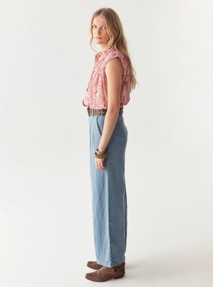 Lea Blouse - Pink Martini