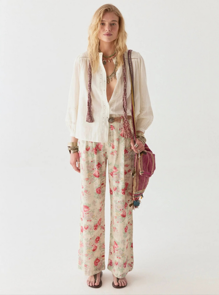 Colette Blouse - Mosaique Ivory