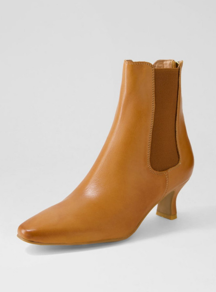 Capeyas Ankle Boots - Tan Leather