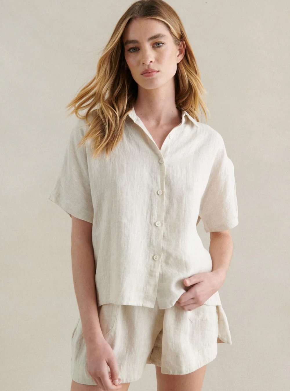 Bronte Shirt - Natural