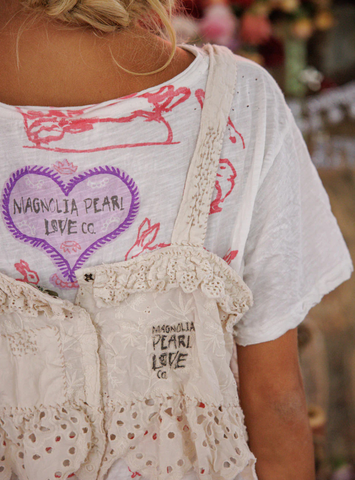 Magnolia Pearl Olive Eyelet Ruffle Cami 402 - Moonlight