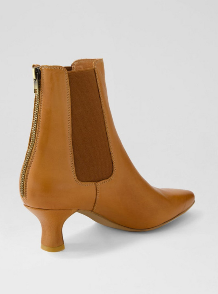 Capeyas Ankle Boots - Tan Leather