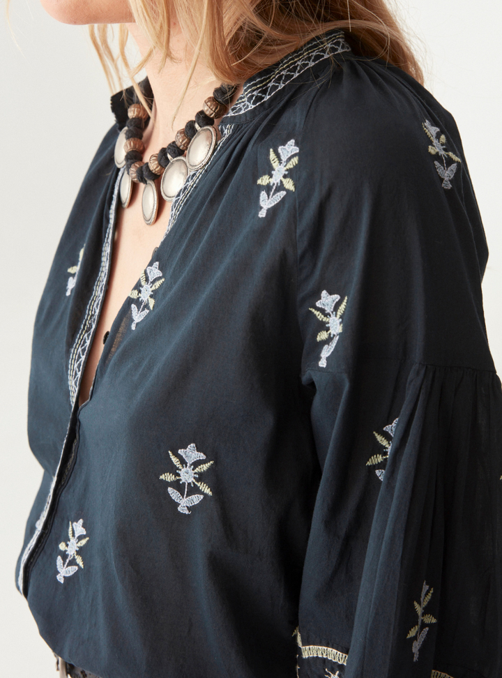 Chandra Blouse - Midnight Wish