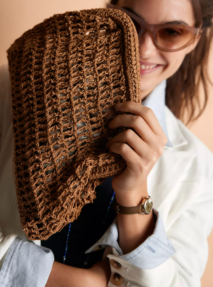 Sand Bound Clutch - Tan