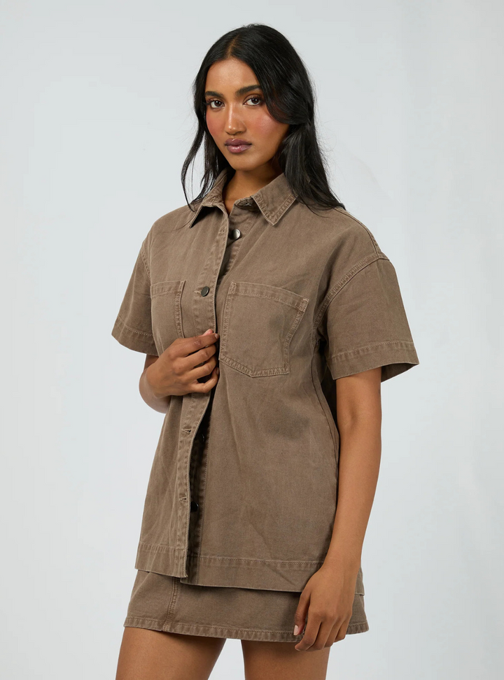 Simi Denim Shirt - Cocoa