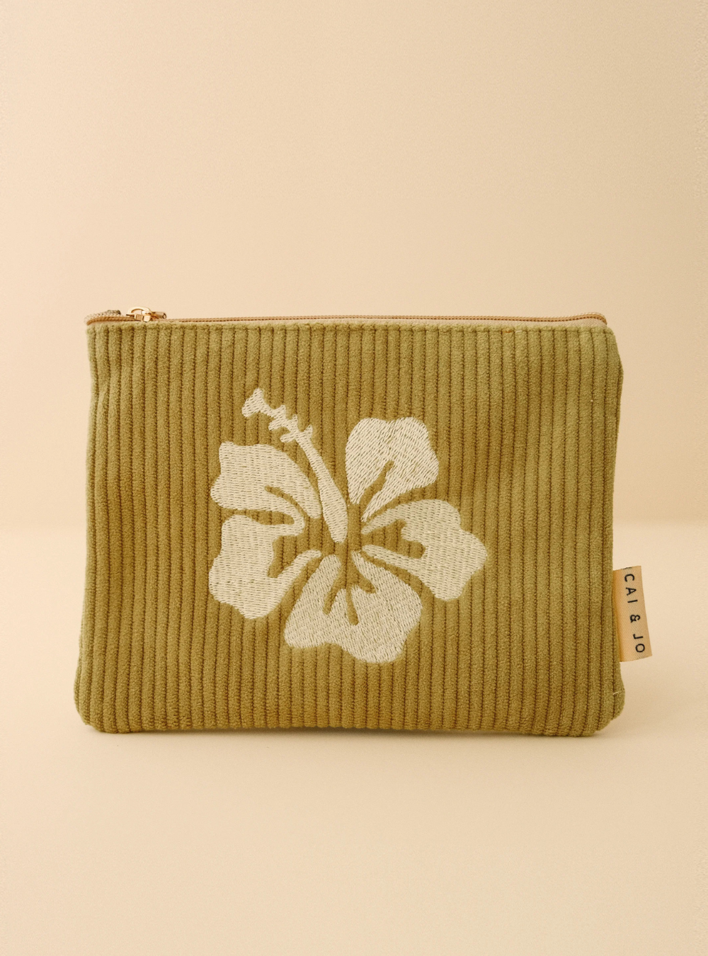 Corduroy Pouch - Olive