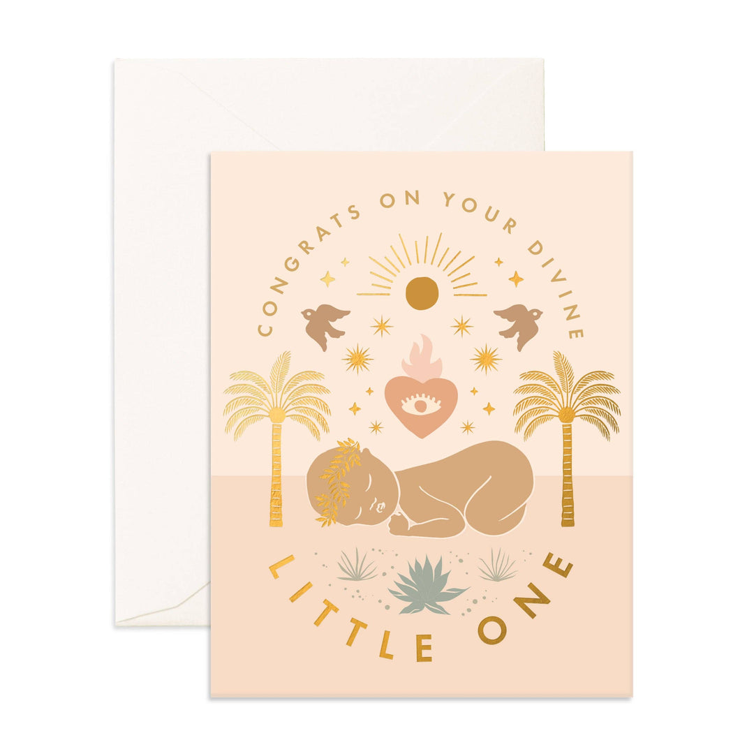 Divine Little One Greeting Card