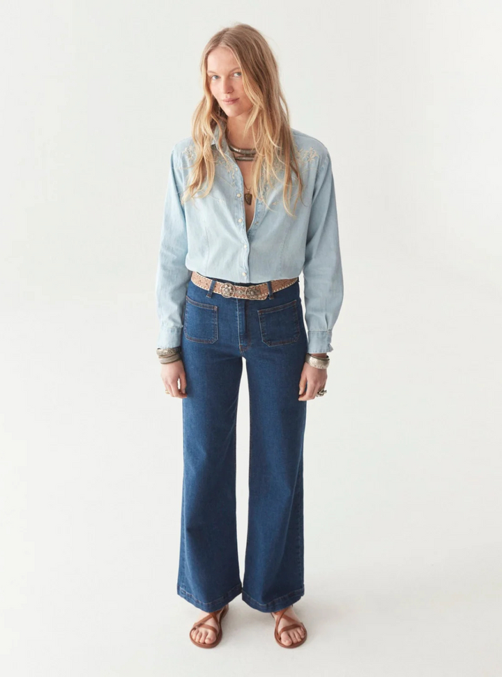 Edna Pant - Dark Denim