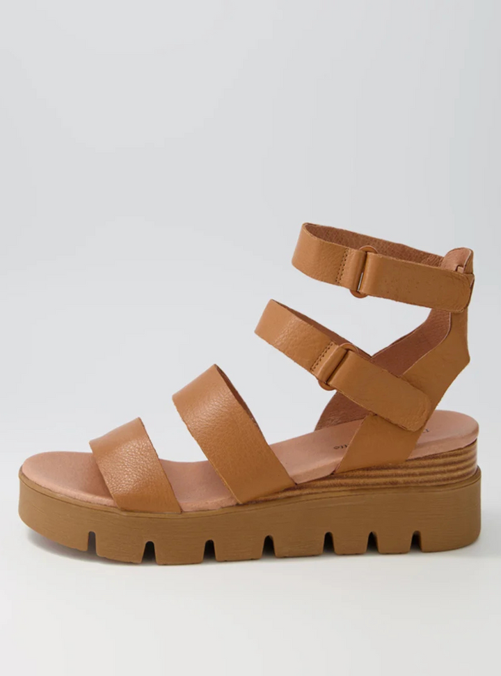Rhean Sandal - Dark Tan
