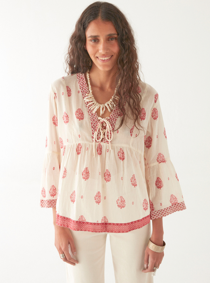 Delphine Blouse - Indian Fragola