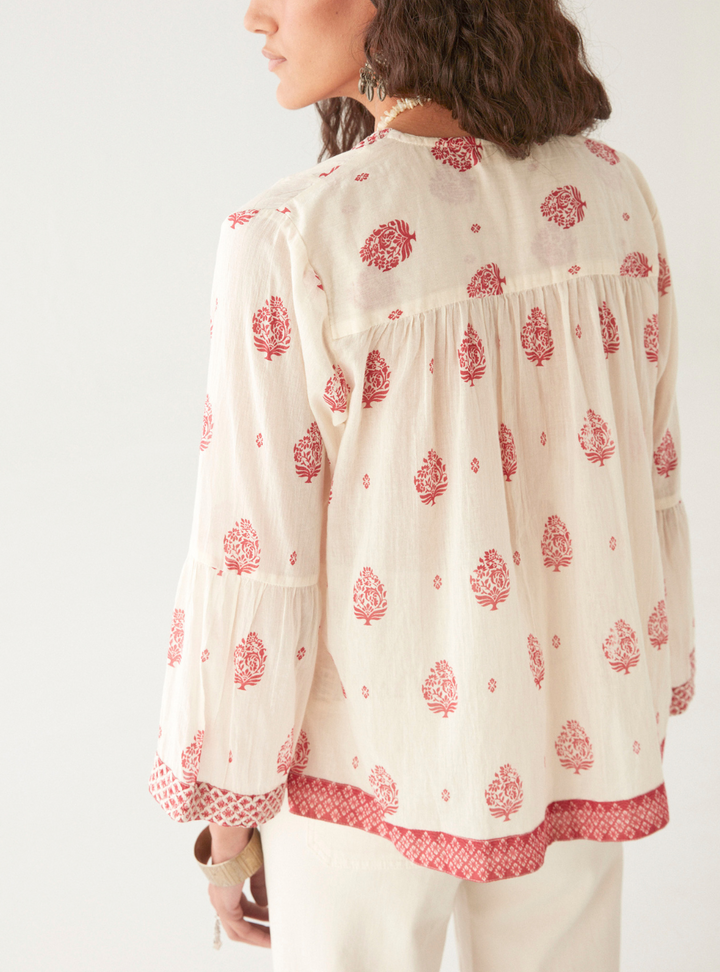 Delphine Blouse - Indian Fragola