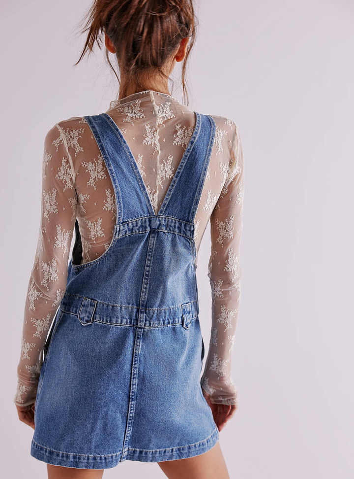 Edie Denim Skirtall - Nimbus