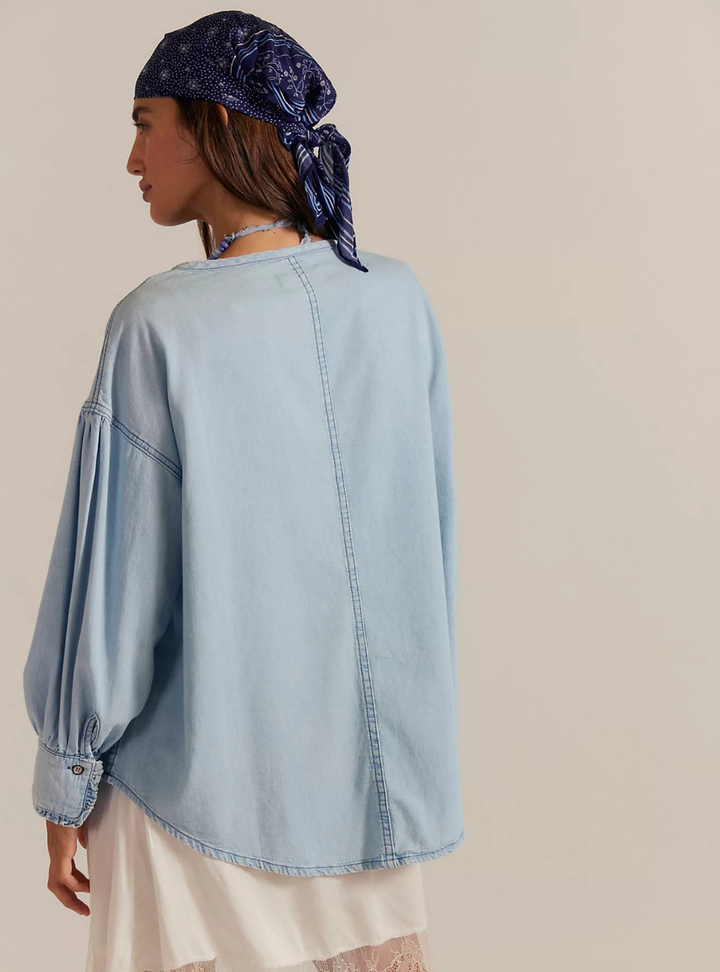 Denim Dreaming Pullover - So Soft Light Wash