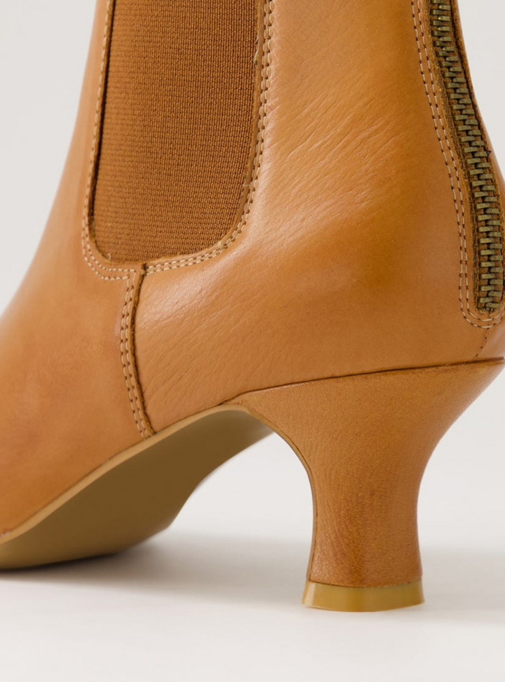 Capeyas Ankle Boots - Tan Leather