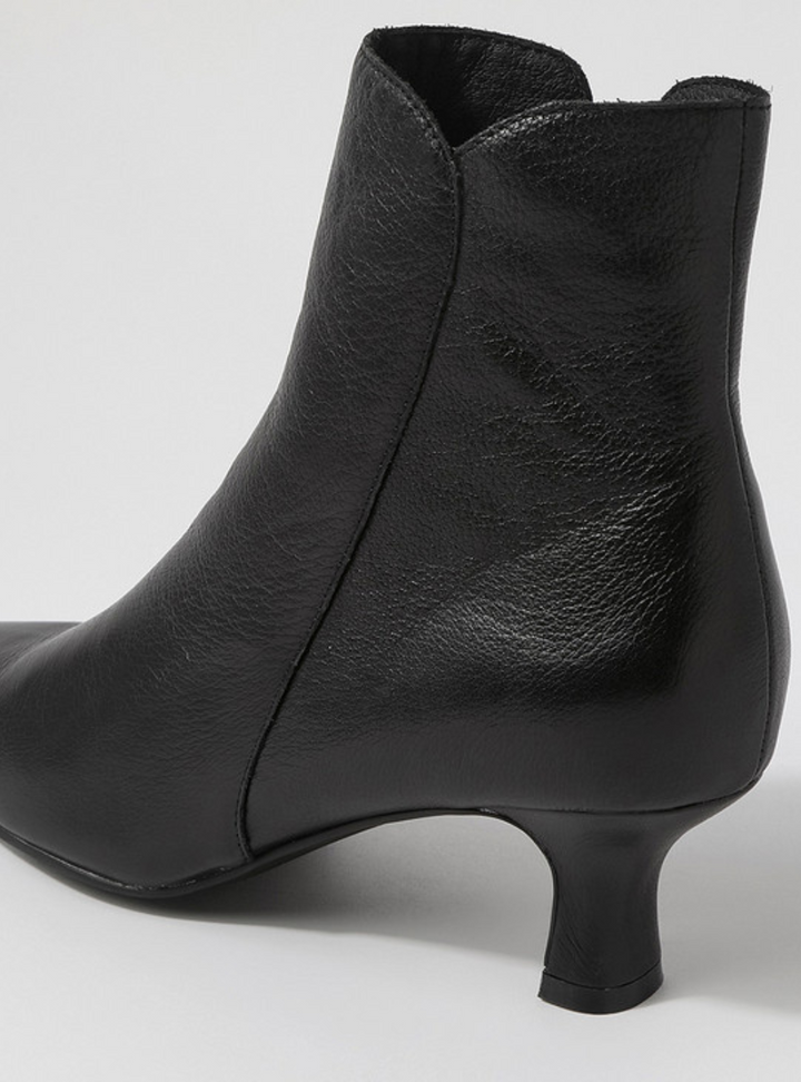 Cheza Ankle Boots -  Black Leather