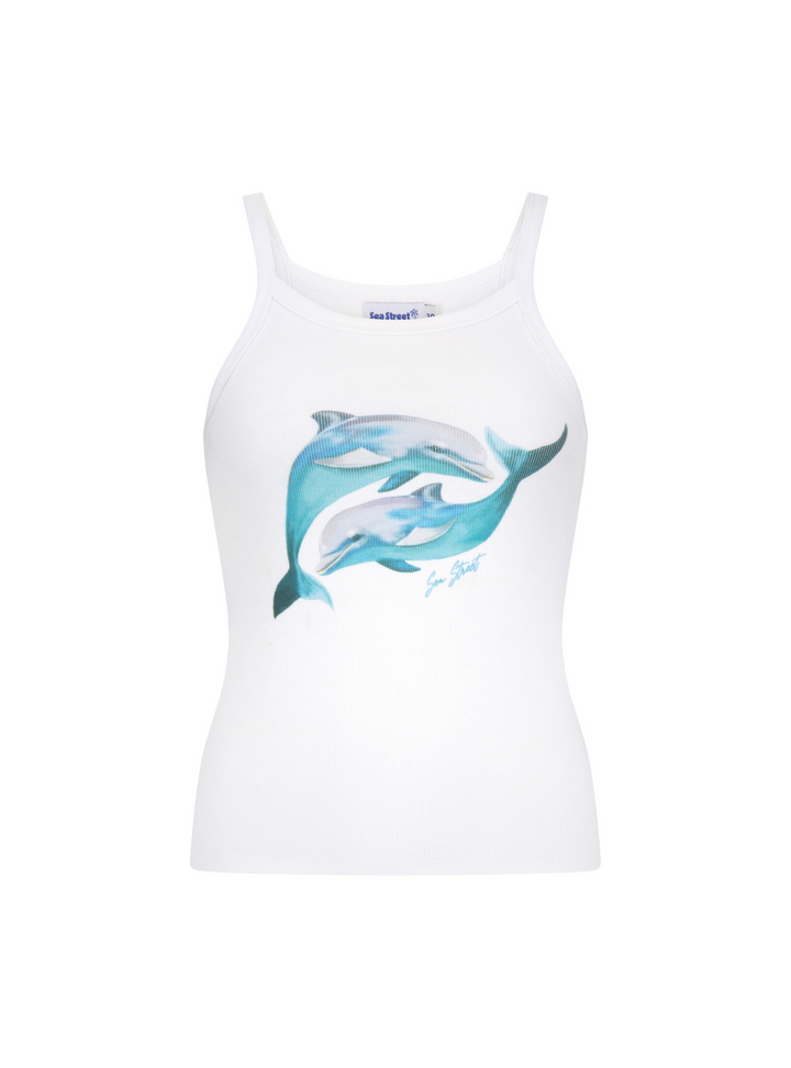 Dolphin Yin Yang Singlet - Salt
