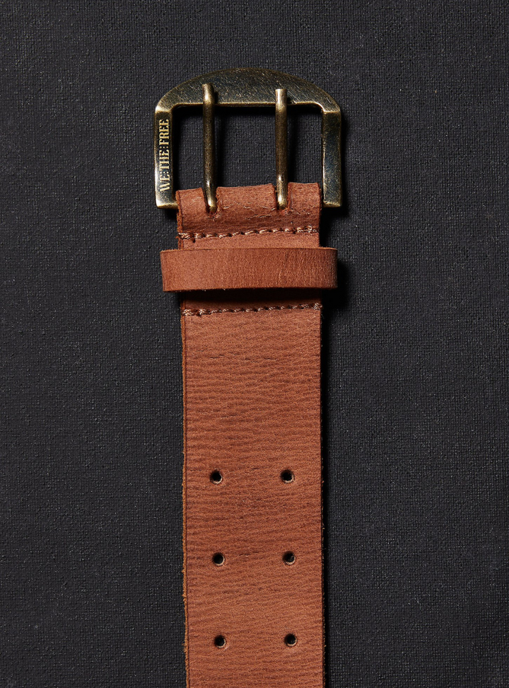 Double Cross Belt - Cognac