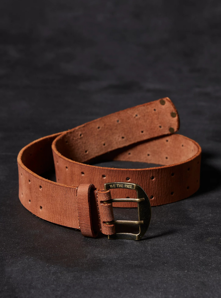 Double Cross Belt - Cognac
