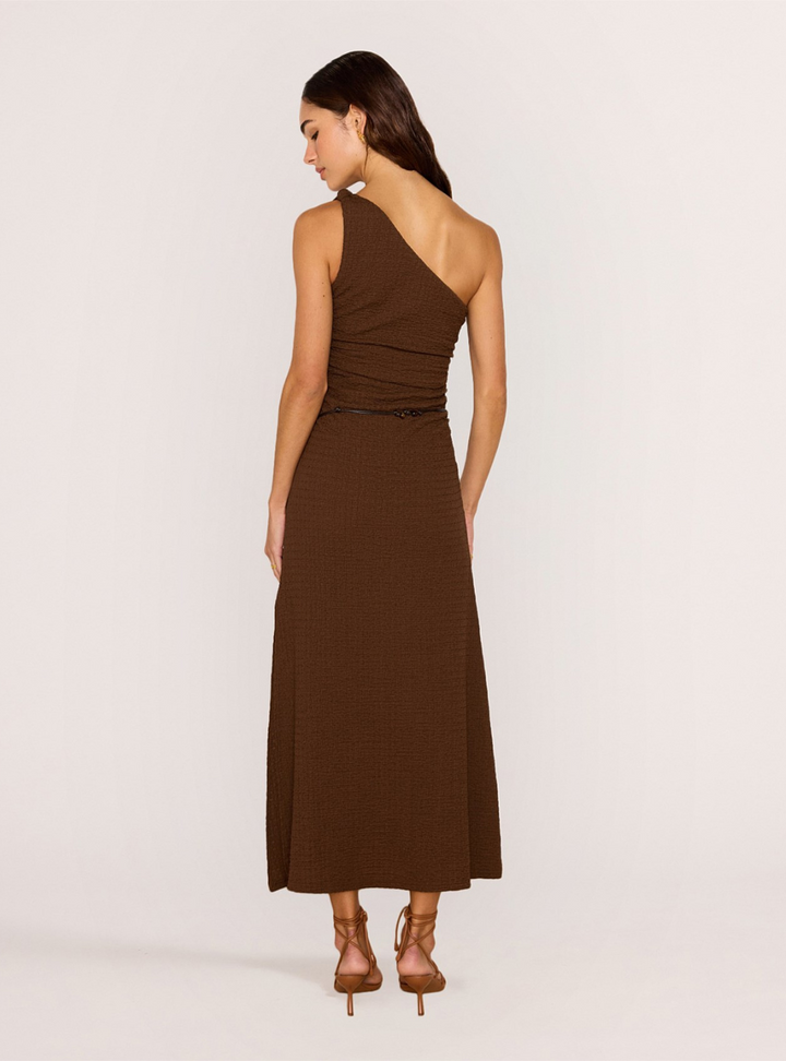 Delphine Midi Dress - Chocolate