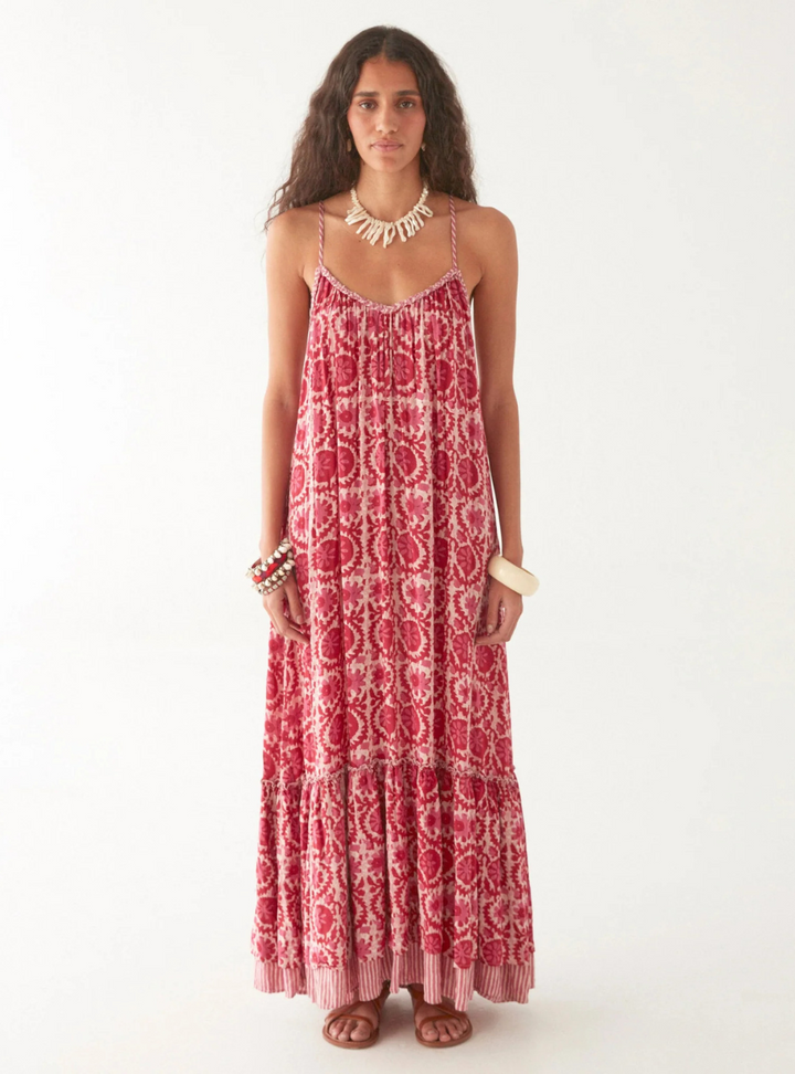 Valeria Dress - Flamingo Grooves