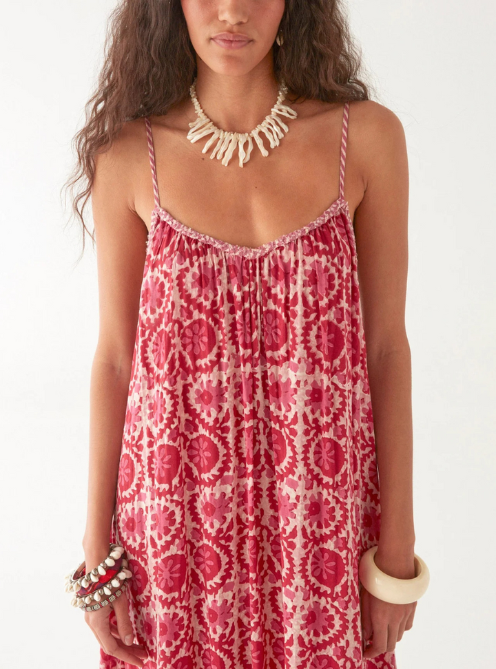 Valeria Dress - Flamingo Grooves