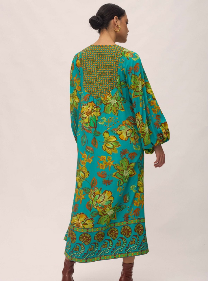 Orion Maxi Dress - Peacock