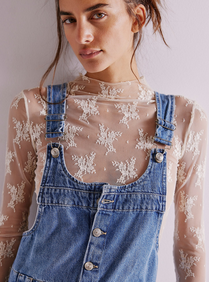 Edie Denim Skirtall - Nimbus