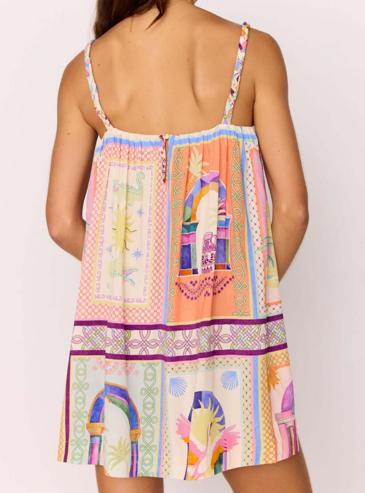 Elysia Babydoll Mini Dress - Paradiso