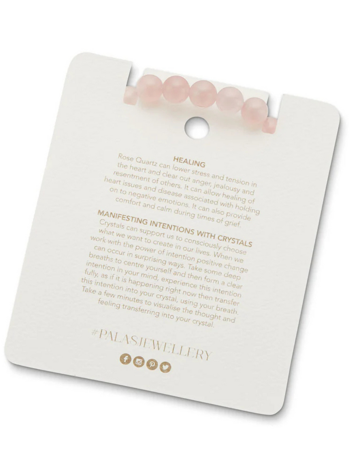 Rose Quartz Energy Gem Bracelet