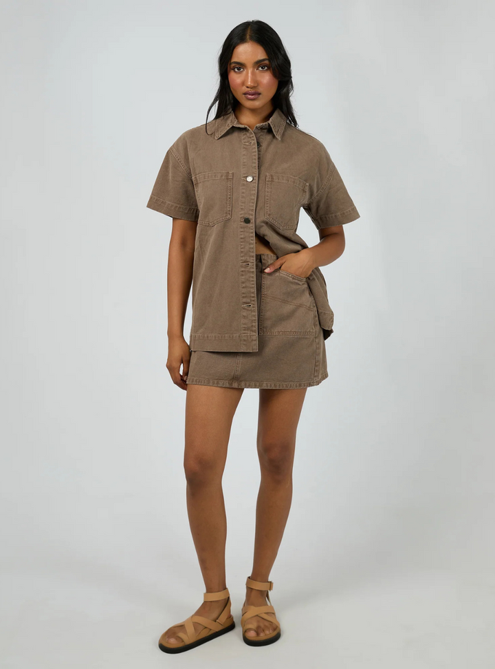 Simi Denim Shirt - Cocoa