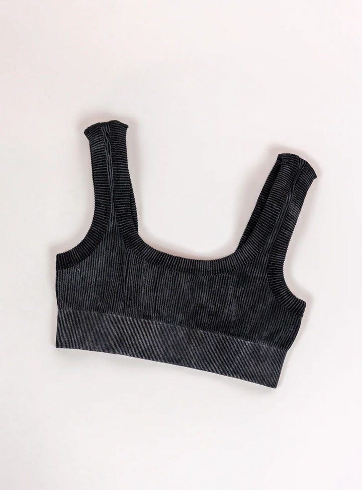 Everyday Lou Scoop Bralette - Black
