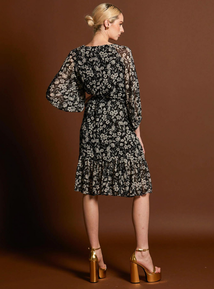 Beautiful Soul Frill Hem Midi Dress