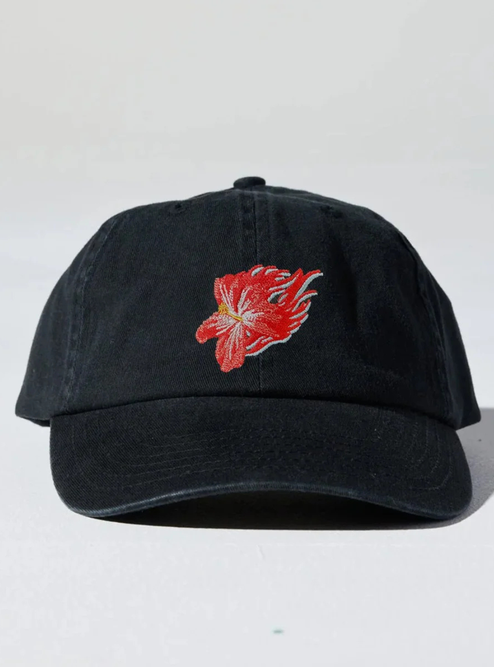 Flaming Hibiscus Cap
