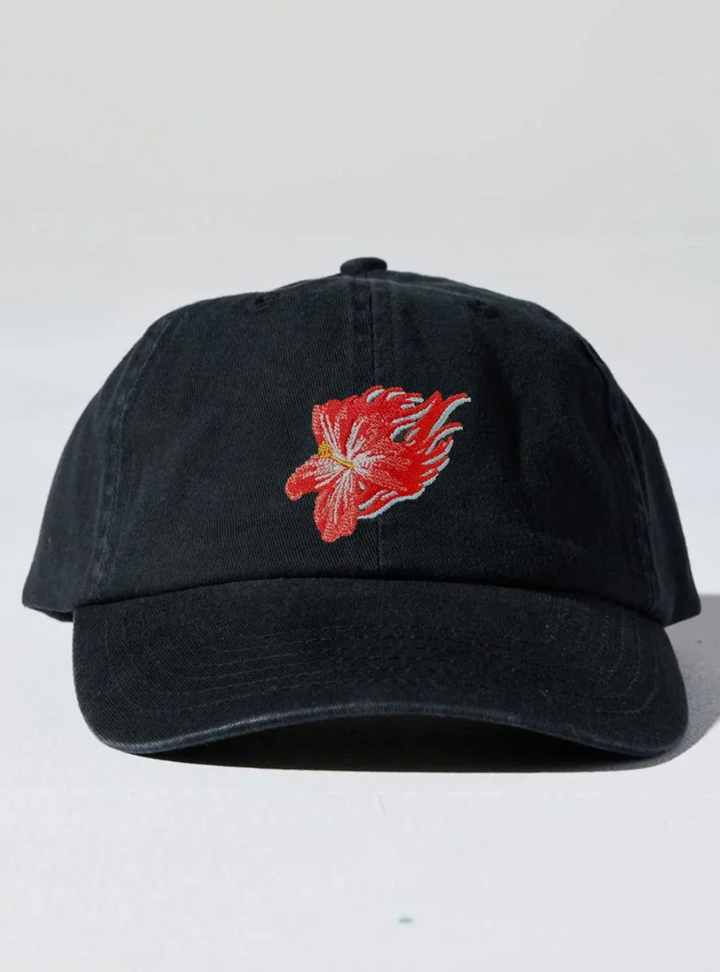 Flaming Hibiscus Cap